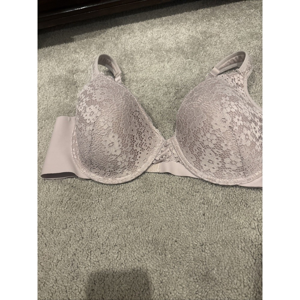 Jessica Simpson 38D Bra Blush Pink Underwire Lace Preowned